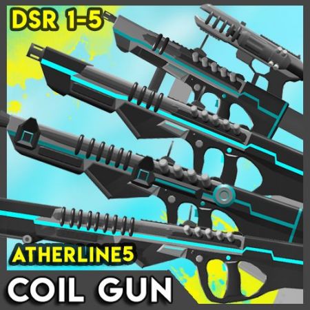 DSR Coil gun weapons pack