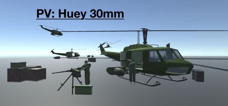 Huey 30mm And M2 Browning [PV]