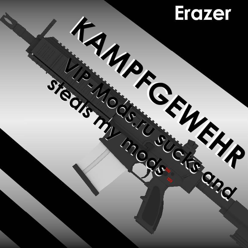 Mod Kampfgewehr Hk 417 For Ravenfield Build 14 Download - ak 12 ak 400 series roblox