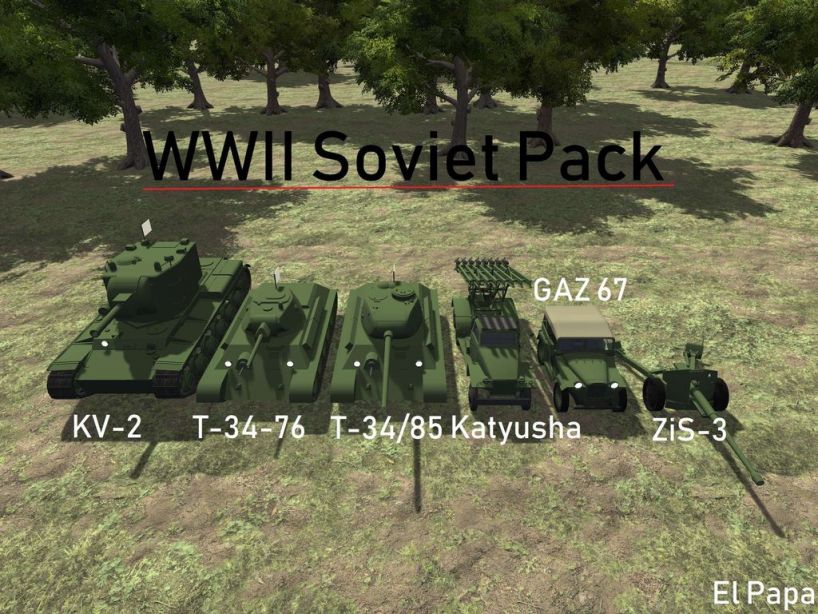 Mod Wwii Soviet Pack For Ravenfield Build 15 Download - katusha roblox