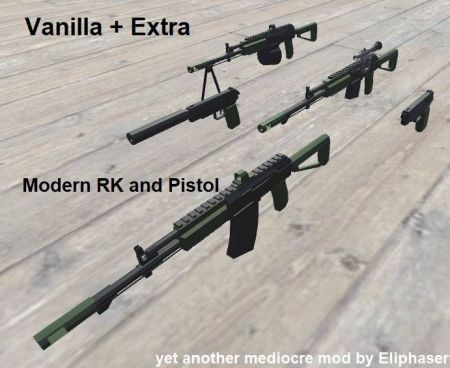 Modernised RK platform and pistol (Vanilla+ Extra)