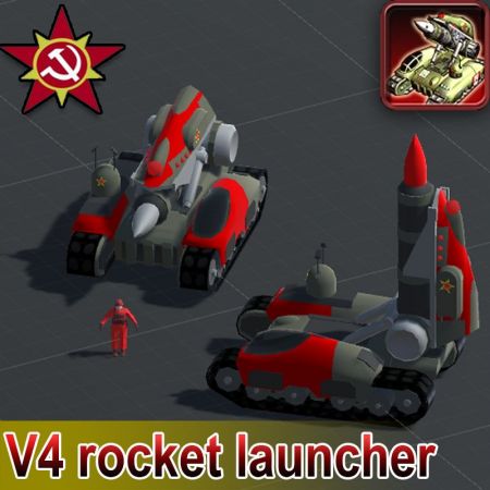 C&C Red Alert3:V4 rocket launcher