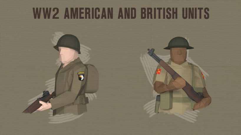 Skin Ww2 American And British Units For Ravenfield Build 19 Download - roblox ww2 american uniform