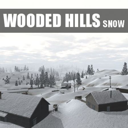 Wooded Hills - Snow