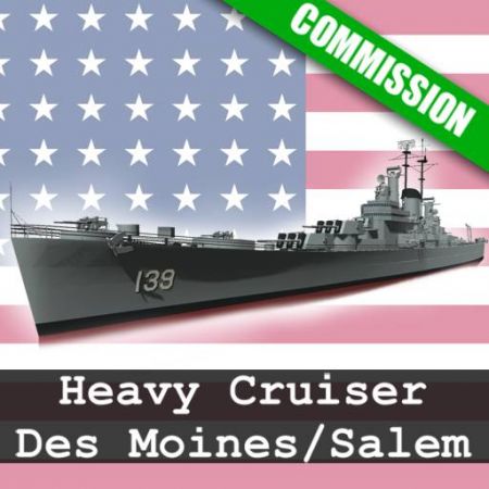 Heavy Cruiser Des Moines Class / USS Salem
