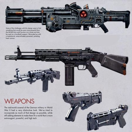 Wolfenstein TNO 1960 Weapons