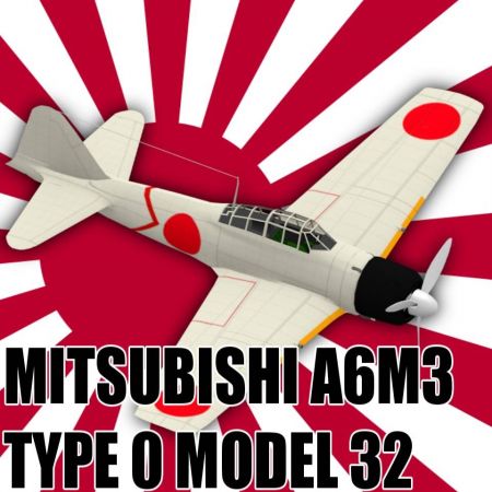 Mitshubishi A6M3 Type 0 Model 32